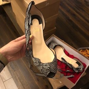 Christian Louboutin Christeriva Ankle-Wrap Flat